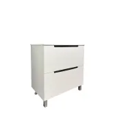 Тумба Runo Lina 60 напольная белая под умывальник Teffy 60 (00-00004641)