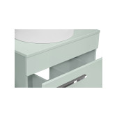 Тумба Runo Вудлайн 65 подвесная оливковая под накладной умывальник (00-00004897)