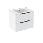 Тумба Runo Lina 70 белая под умывальник Teffy 70 (00-00004604)