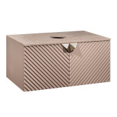 Тумба Runo Андорра 70 кашемир серый дуб какао подвесная под накладной умывальник (00-00004647)