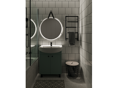 Зеркало RUNO с подсветкой D650 Руан Led (00-00001292)