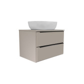 Тумба Runo Мальта 70 подвесная розовая/бежевая (00-00004896)