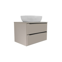 Тумба Runo Мальта 70 подвесная розовая/бежевая (00-00004896)