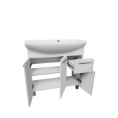 Тумба Runo Эрика 85 под умывальник Элеганс 85 (00-00004915)