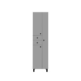 Шкаф-колонна Runo 50 правый серый (00-00004891)