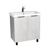 Тумба VIANT "Берлин" MODUO 80 2 ств цемент 441х766х820 (VBER80MDC-T2ST)
