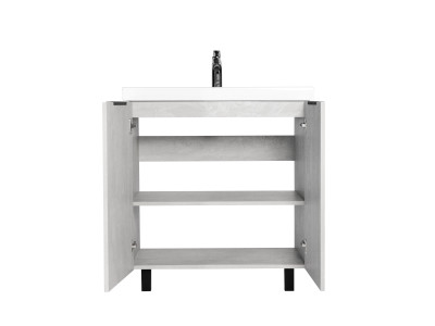 Тумба VIANT "Берлин" MODUO 80 2 ств цемент 441х766х820 (VBER80MDC-T2ST)
