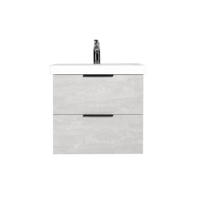 Тумба VIANT "Берлин" MODUO 60 2 ящика подвесная цемент 444х570х520 (VBER60MDC-T2YP)
