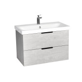 Тумба VIANT "Берлин" MODUO 80 2 ящика подвесная цемент 441х766х520 (VBER80MDC-T2YP)
