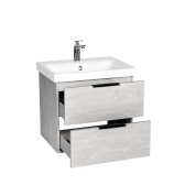 Тумба VIANT "Берлин" MODUO 60 2 ящика подвесная цемент 444х570х520 (VBER60MDC-T2YP)
