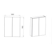 Зеркальный шкаф VIANT 