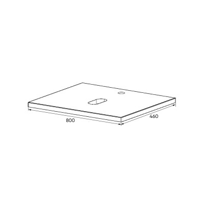 Столешница VIANT "Neo" (VNEO80BETL-STMDF)