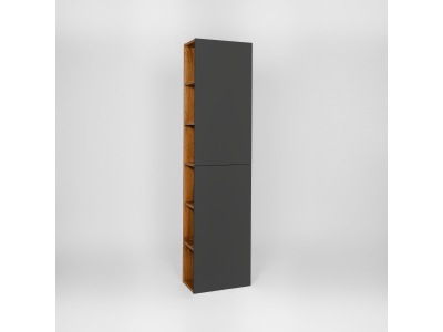 Пенал VIANT "Бостон" подвесной правый/левый графит 400x230x1600 (VBOS400G-PENP)
