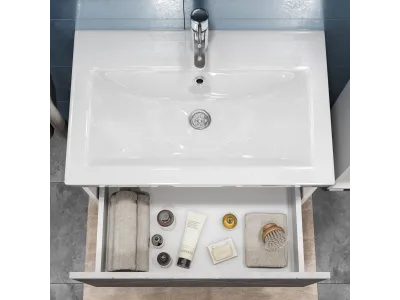 Тумба VIGO Geometry под раковину Geometry 600-0-1 (Como) навесная бетон (033 бетон)