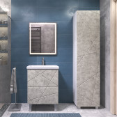 Тумба VIGO Geometry под раковину Geometry 600-0-2 (Como) бетон (015 бетон)