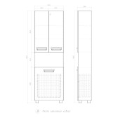 Шкаф VIGO Plaza 600 (pn.PLA.60)