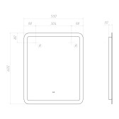 Зеркало VIGO Wing Classic 500 (80)