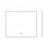 Зеркало VIGO Roberta Luxe 1200 (296)