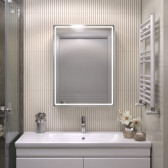 Шкаф VIGO навесной Geometry Comfort 600 с зеркалом (220)