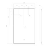 Зеркало VIGO Quadro Comfort 600 (144)