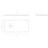 Столешница VIGO Urban 1000 для стир.машины/раковины (st.URB.100)