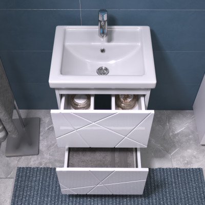 Тумба VIGO Geometry под раковину Geometry 500-0-2 (Фостер) (tn.bsf.GEO.FOS.50.2Y)