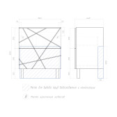 Тумба VIGO Geometry под раковину Geometry 700-0-2 (Como) бетон (016 бетон)