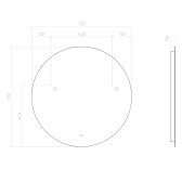 Зеркало VIGO Otti Comfort 700 (184)