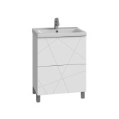 Тумба VIGO Geometry 600-0-2 под раковину 4640021060773 (Фостер) (tn.bsf.GEO.FOS.60.2Y)