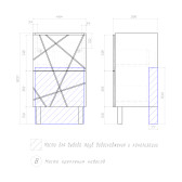 Тумба VIGO Geometry под раковину Geometry 500-0-2 (Фостер) (tn.bsf.GEO.FOS.50.2Y)