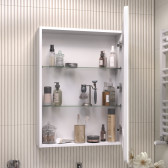 Шкаф VIGO навесной Geometry Comfort 600 с зеркалом (220)