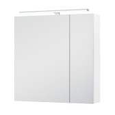Шкаф VIGO навесной с зеркалом Plaza 700 со светильником (zsh.PLA.70.El)
