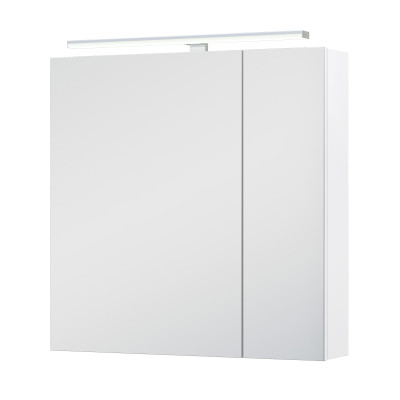 Шкаф VIGO навесной с зеркалом Plaza 700 со светильником (zsh.PLA.70.El)