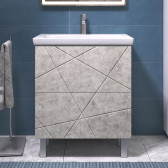 Тумба VIGO Geometry под раковину Geometry 700-0-2 (Como) бетон (016 бетон)