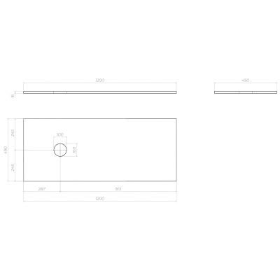 Столешница VIGO Urban 1200 для стир.машины/раковины (st.URB.120)