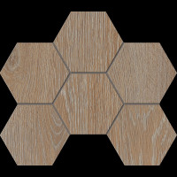 Мозаика KW01 Hexagon 25x28,5 структур.
