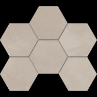 Мозаика GF02 Hexagon 25x28,5 непол.
