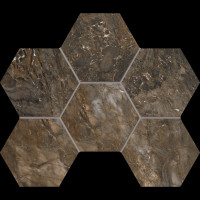 Мозаика BR04 Hexagon 25x28,5 непол.
