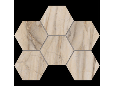 Мозаика BR01 Hexagon 25x28,5 непол.
