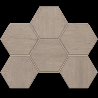 Мозаика CW01 Hexagon 25x28,5 непол. Rusty Beige
