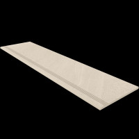 Ступень GB01-30x120x10-Непол. (с насечками) White
