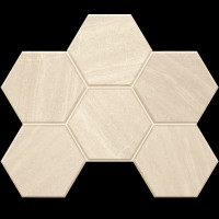 Мозаика GB01 Hexagon 25x28,5 непол. White
