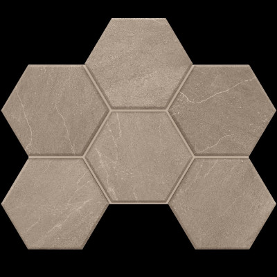 GB02 Hexagon 25x28,5 непол. Grey
