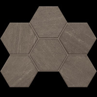 Мозаика GB03 Hexagon 25x28,5 непол. Anthracite
