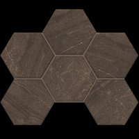 Мозаика GB04 Hexagon 25x28,5 непол. Brown
