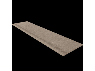 Ступень GB02-30x120x10-Непол. (с насечками) Grey
