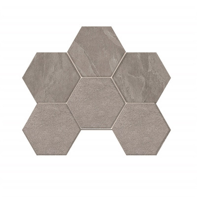 LN02/TE02 Hexagon 25x28,5 непол. Grey
