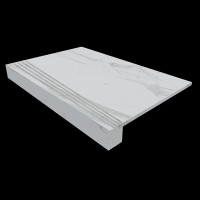 Ступень Комплект (MN01 (33x120) непол. (прямоугол. бортик) + Подступенок (14,5x120))