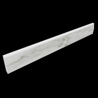 Плинтус MN01-7x60-Полир. White
