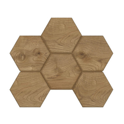 SI04 Hexagon 25x28,5x10 непол. Walnut
